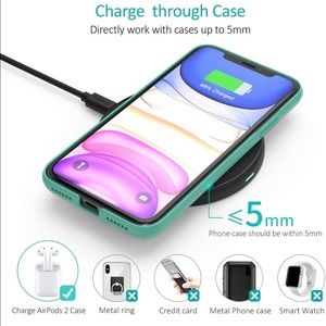 Fast Wireless Charging Pad with QC 3.0 Adapter